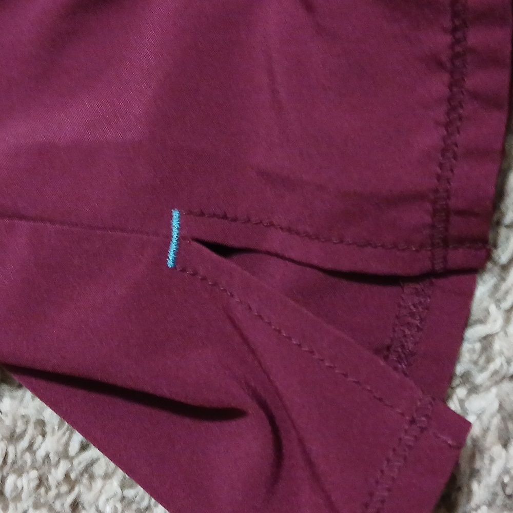 Women's Burgundy Scrubstar Nursing Set - Picture 15 of 15